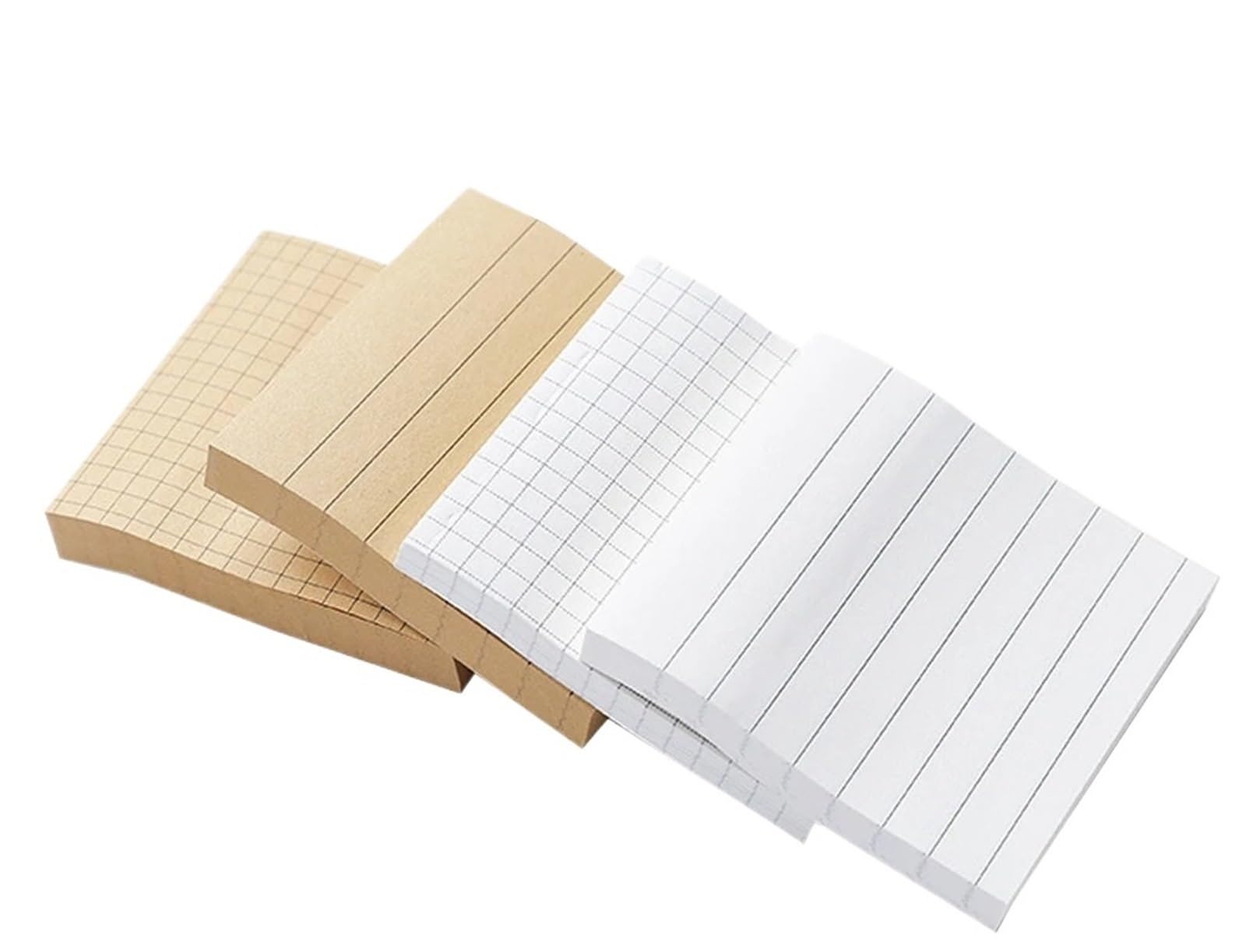Lot de 24 notes adhésives pour bureau, maison, étudiants, écriture lisse