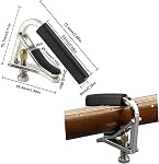 Guitar Capo, Metal Acoustic and Electric Guitar Tuner Clip, Gold
