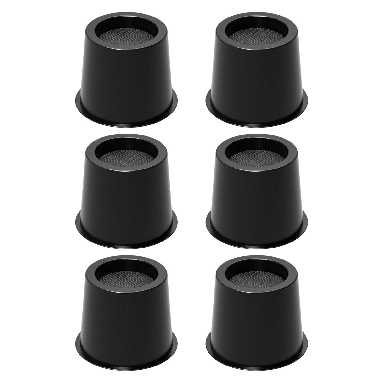 Patas de Cama/elevadores de Sofá para Estructuras de Cama Tipo, Antideslizantes, Ajustables, Redondas, 10 Cm de Alto, para Sofá, 6 Uds., Individual