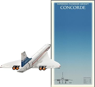 Display Wallboard for Lego 10318 Concorde Airbus, Building Block Wallboard Compatible with Concorde, Gift Ideas for Car Model Mounting Fans, Board Only USB LED Light 3