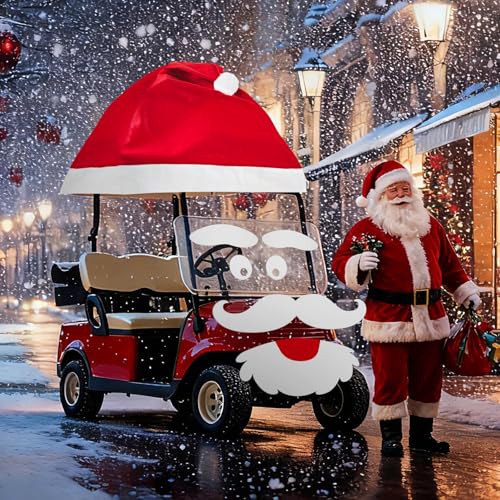 Cinrobiye 8 Pcs Large Christmas Car Decoration...