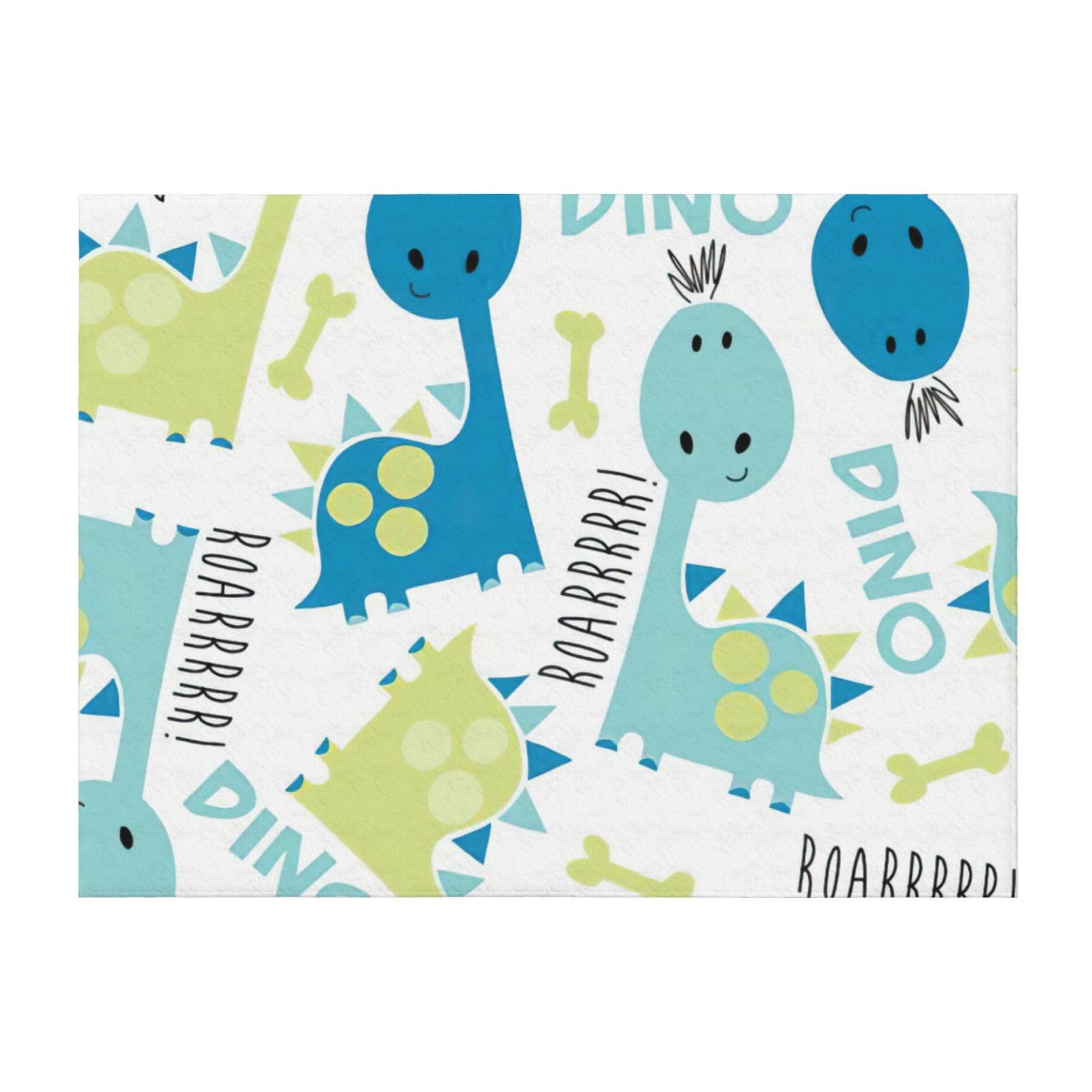 Couverture légère dinosaure plaid toutes saisons jeté de lit et canapé enfant