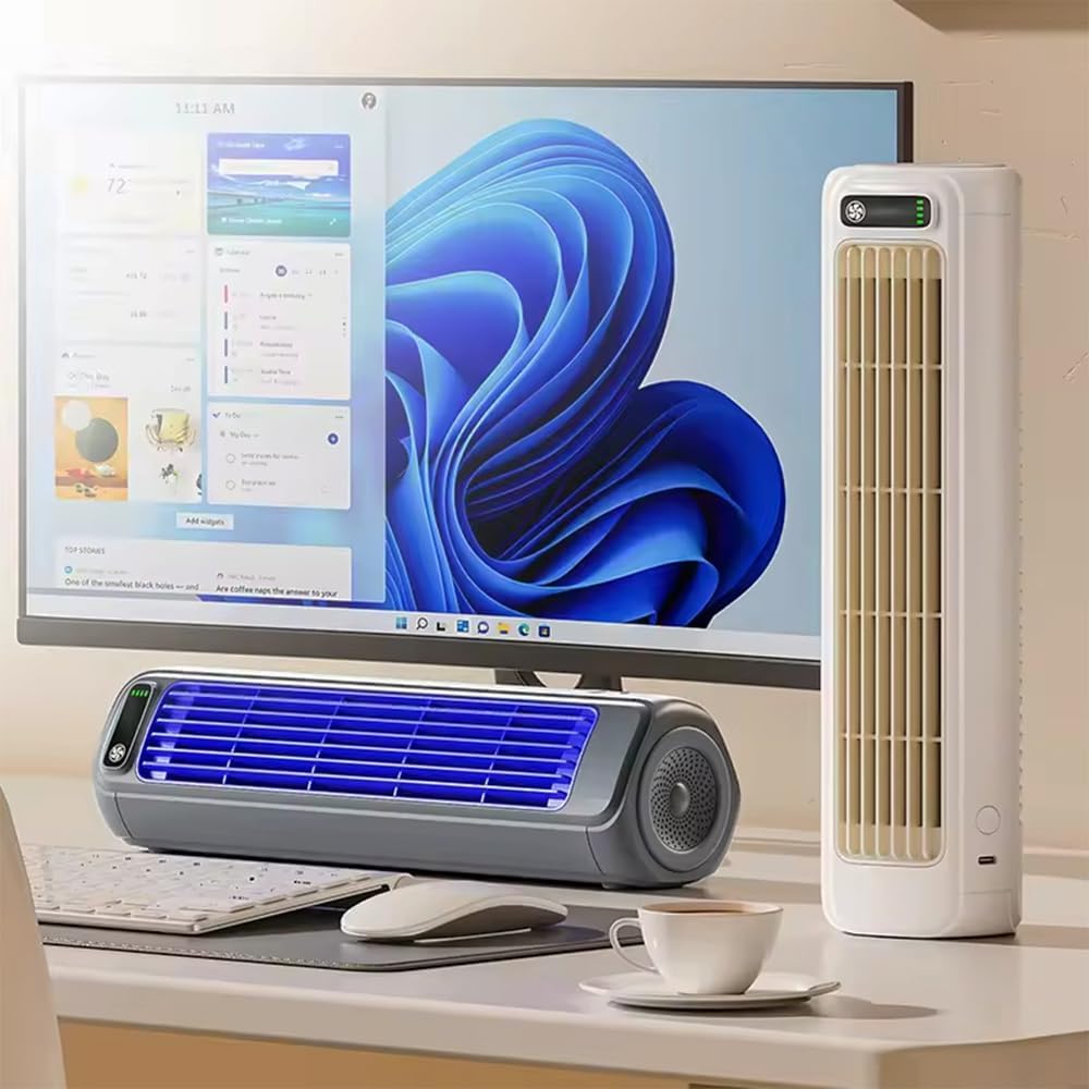 Mini Air Conditioner USB Tower Fan Air Small Office Mini Tower