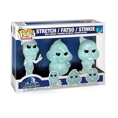 Funko Pop! Movies: Casper 30th Anniversary - Stretch/Fatso/Stinkie - 3-Pack - Collectable Vinyl Figure - Gift Idea - Official Merchandise - Toys for Kids & Adults - Horror Fans