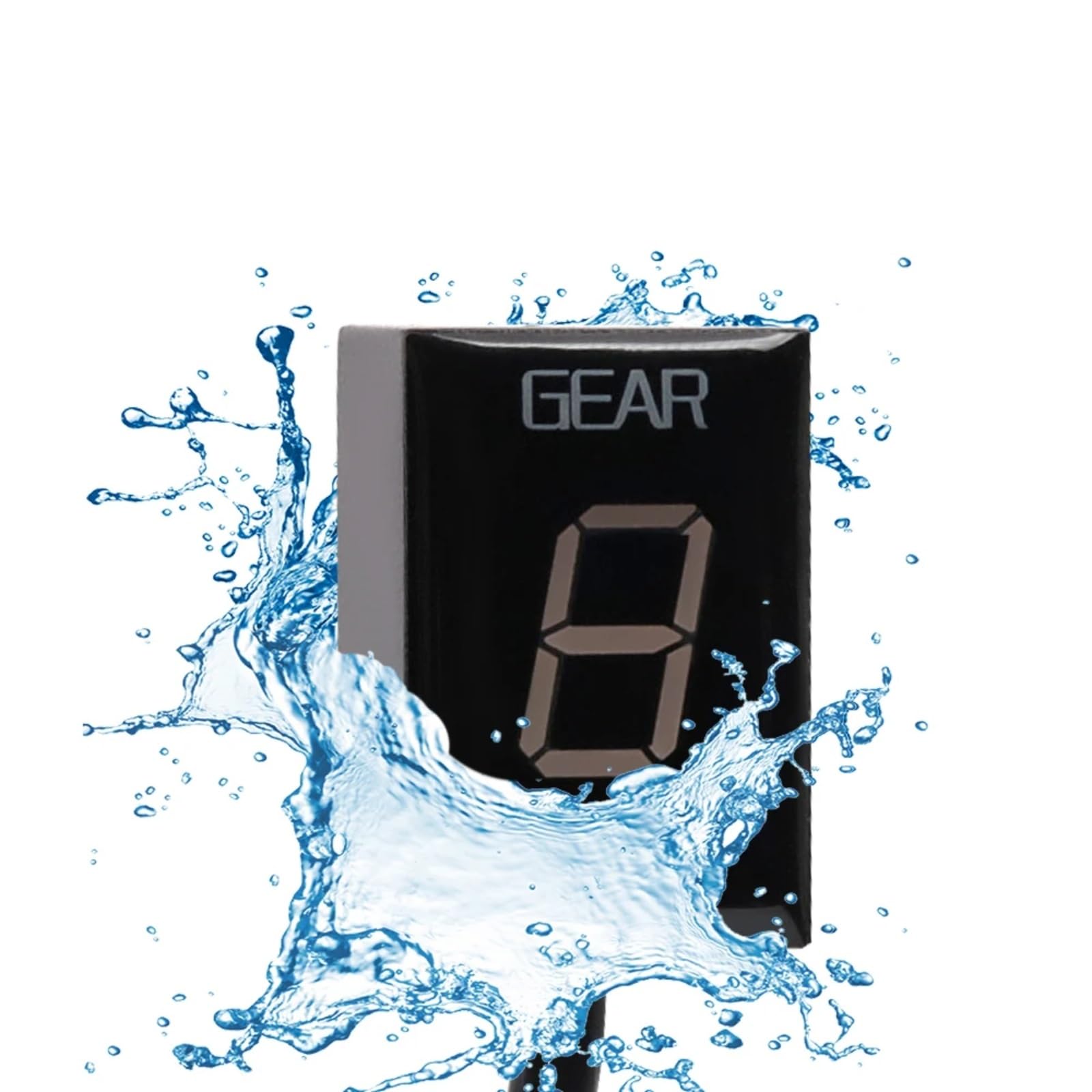 indicador Marcha Velocidad Compatible con Aprilia para SL1000 para Shiver 750 Indicador De Pantalla Digital 1-6 para Motocicleta Sensor De Palanca De Cambios De Pantalla De Motocicleta(Blue)