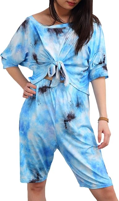 tie dye short set amazon
