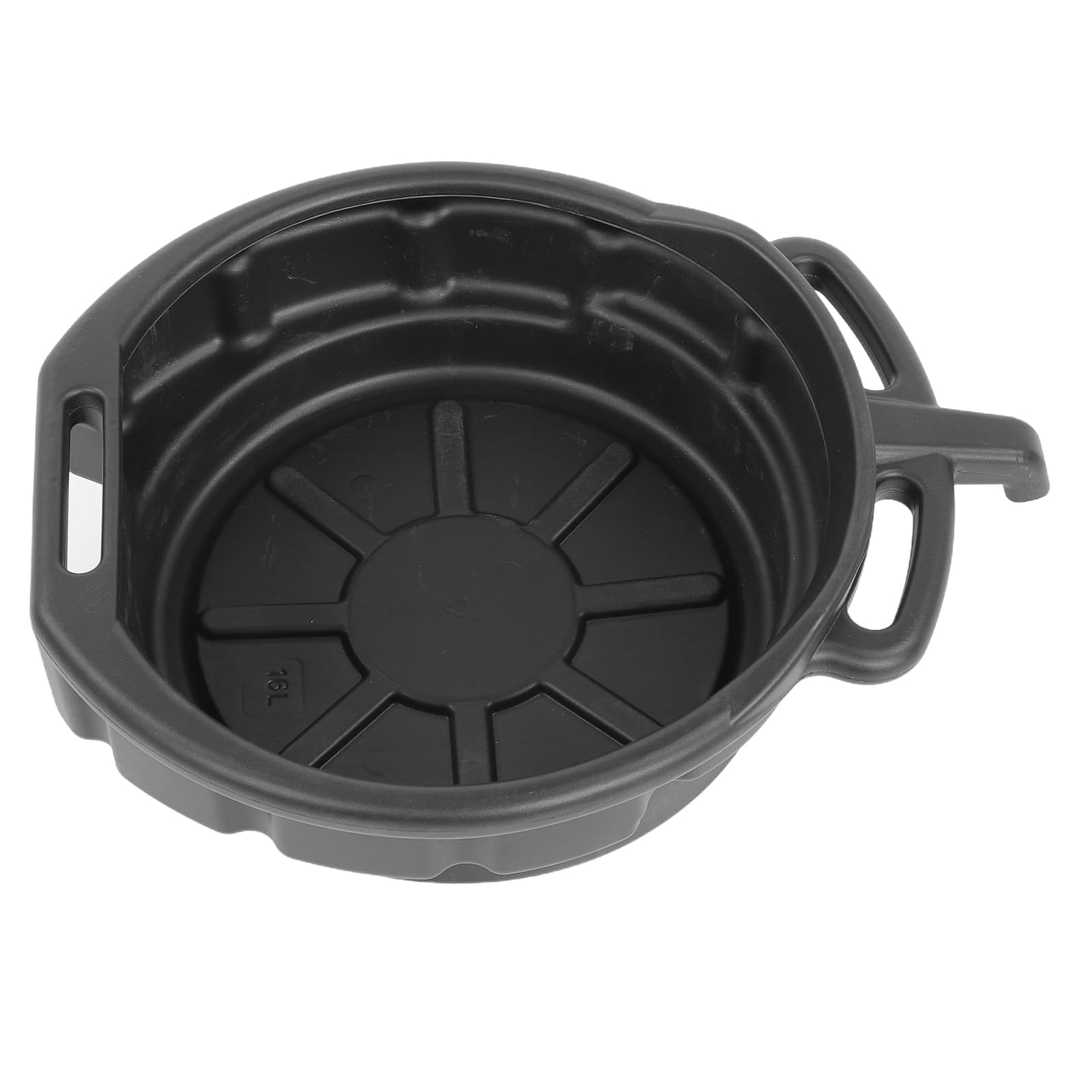 Tbest Bandeja de Drenaje de Aceite, Colector de Aceite Usado 16 L 4 Galones Perfil bajo Antisalpicaduras con Asas y Boquilla for Automoción y Motocicleta