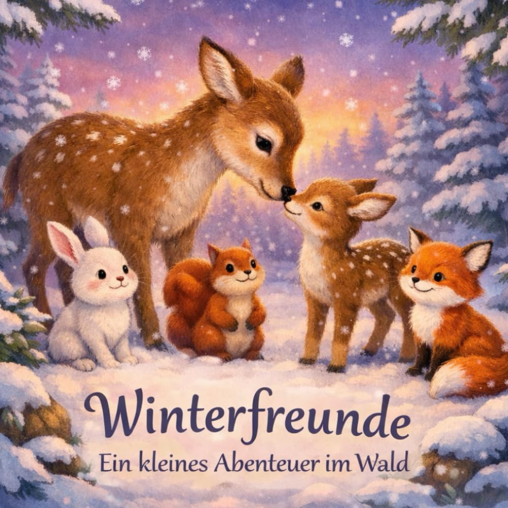 Winterfreunde Ein kleines Abenteuer im Wald