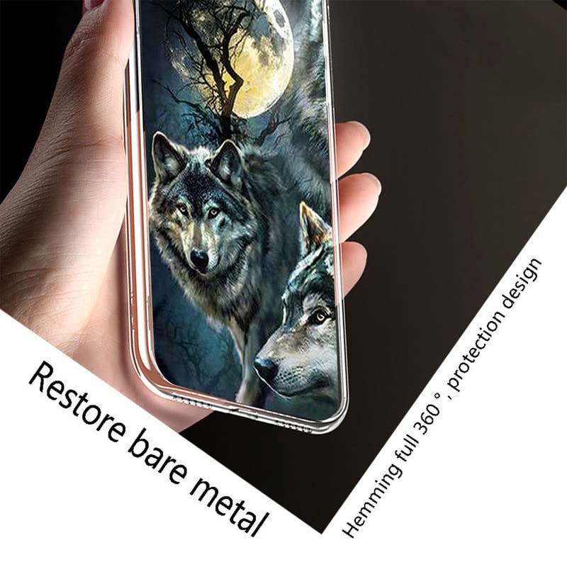 Custodia HHUAN Per OnePlus 10T/PGP110 Con Pellicola In Vetro Temperato - Cover TPU Morbida Trasparente Antiurto