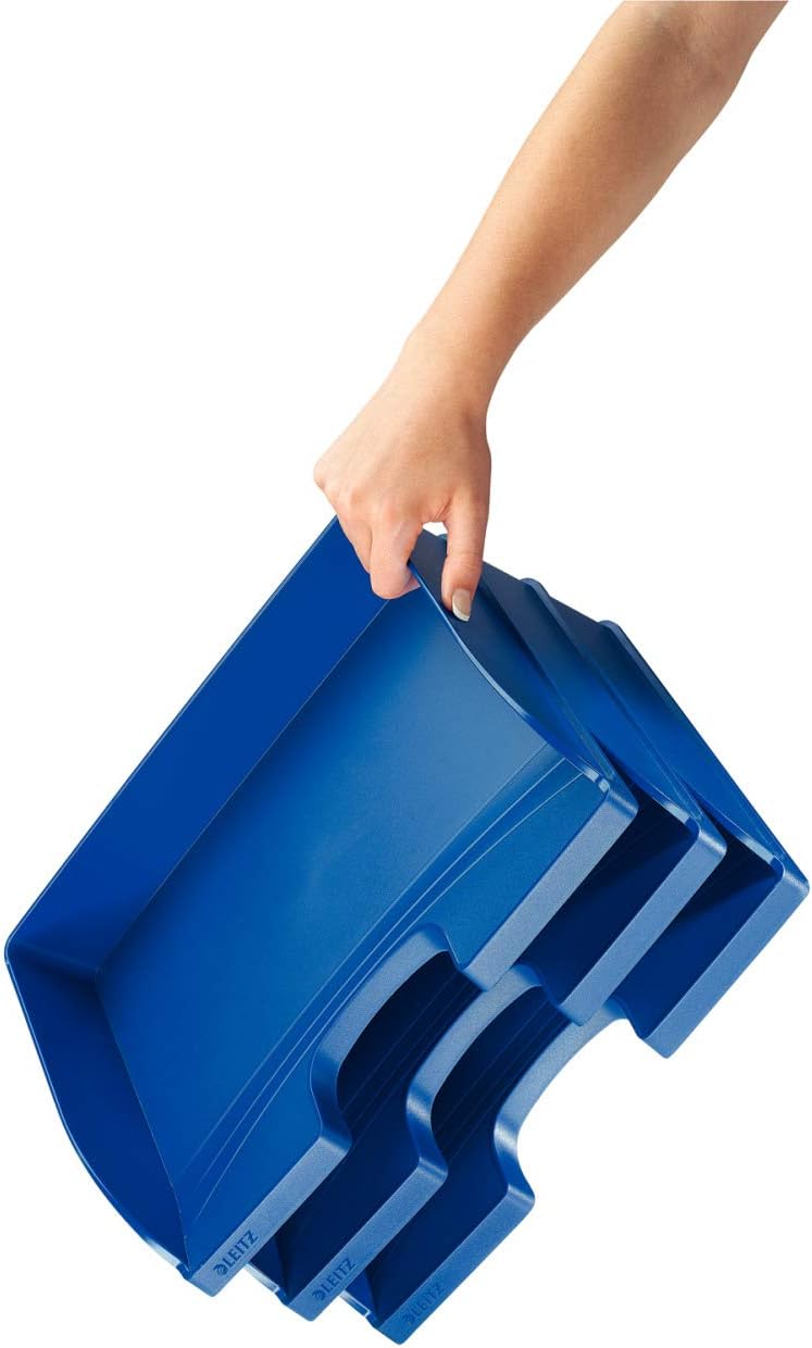 Leitz Standard Plus 52180085 Letter Tray A4 Landscape Polystyrene Grey
