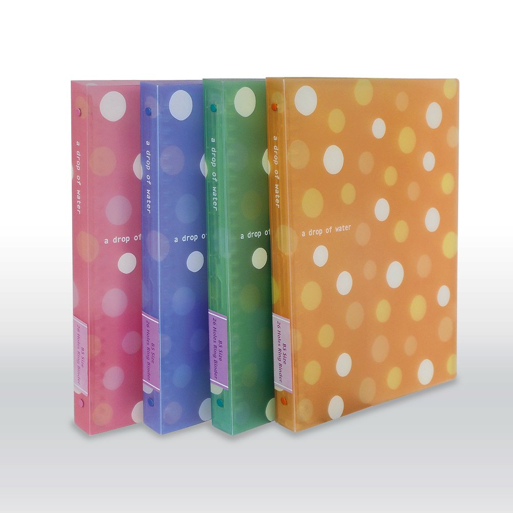 Amazon.co.jp: キュービックス バインダー B5 26穴 MIZUTAMA ブルー