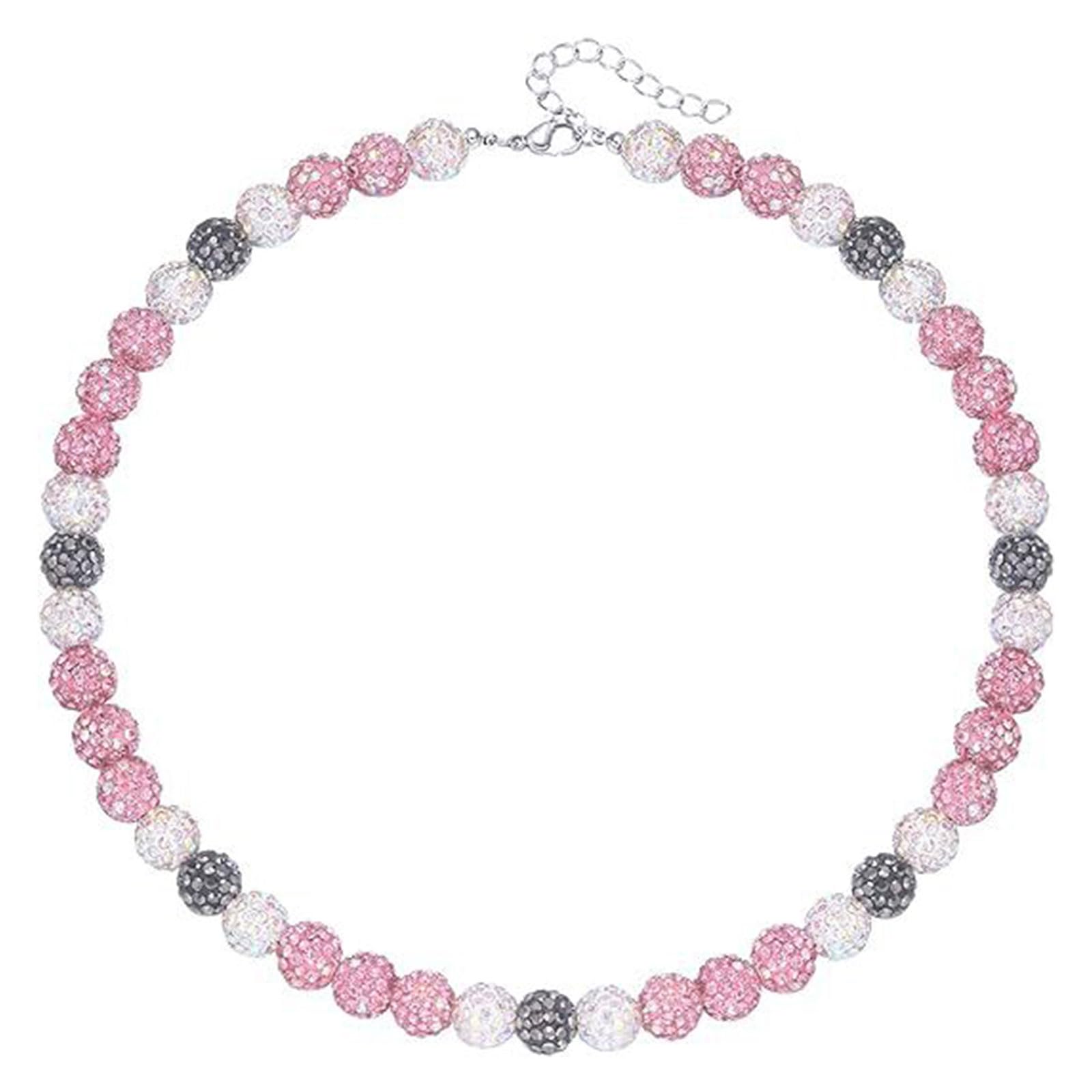 Collier de baseball à strass pour briller sur le terrain et en soirée
