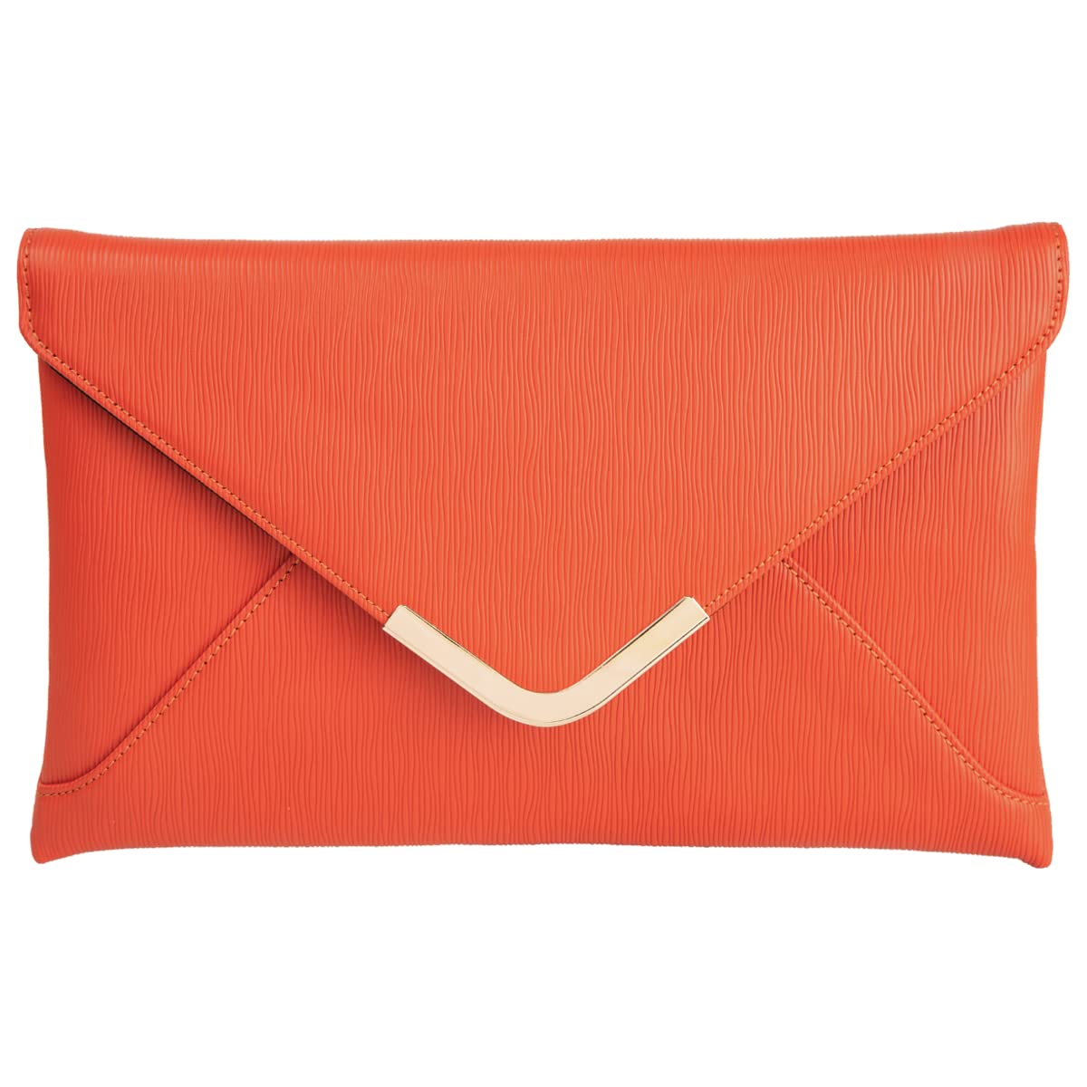 JNB Faux Leather Envelope Clutch Purse