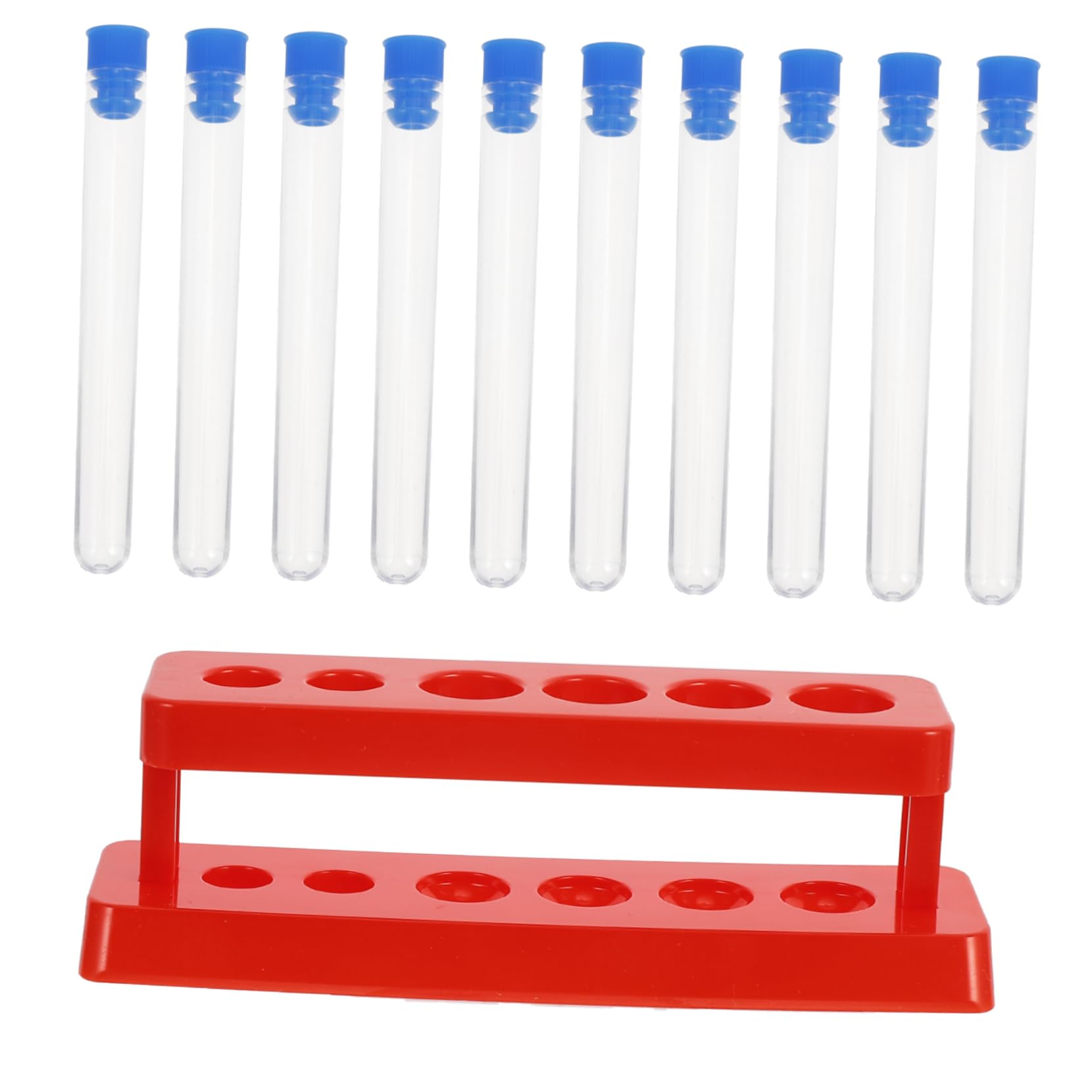 NAMOARLY Experiment Test Tubes Holder Rack Plastic Tube Holder Laboratory Test Tube Support Sturdy Material