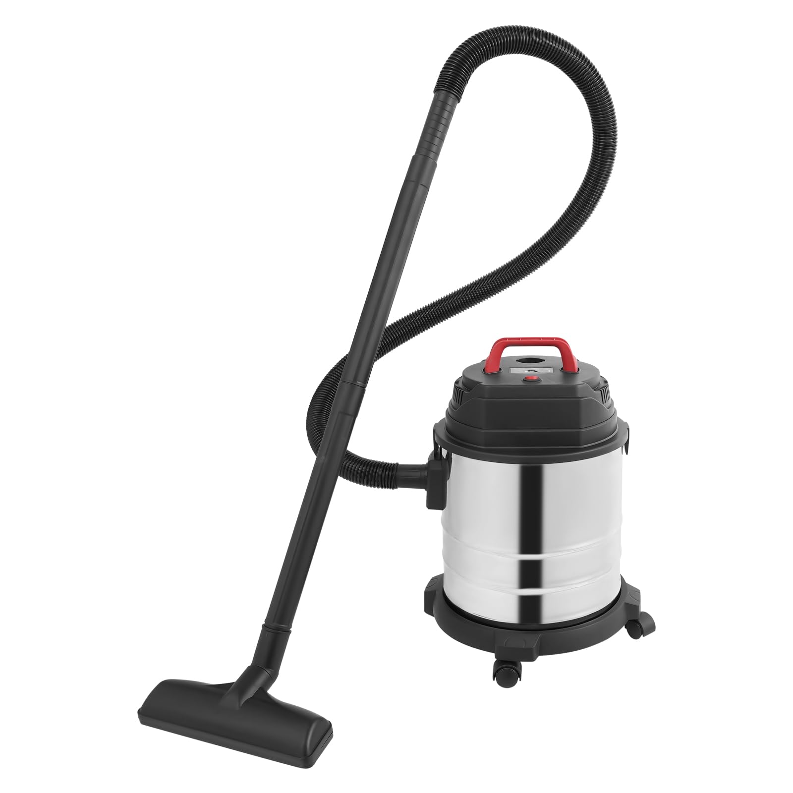 Odkurzacz przemysłowy do odkurzania na mokro i sucho, ze stali nierdzewnej, 1500 W, 20 l, odkurzacz warsztatowy bez worka