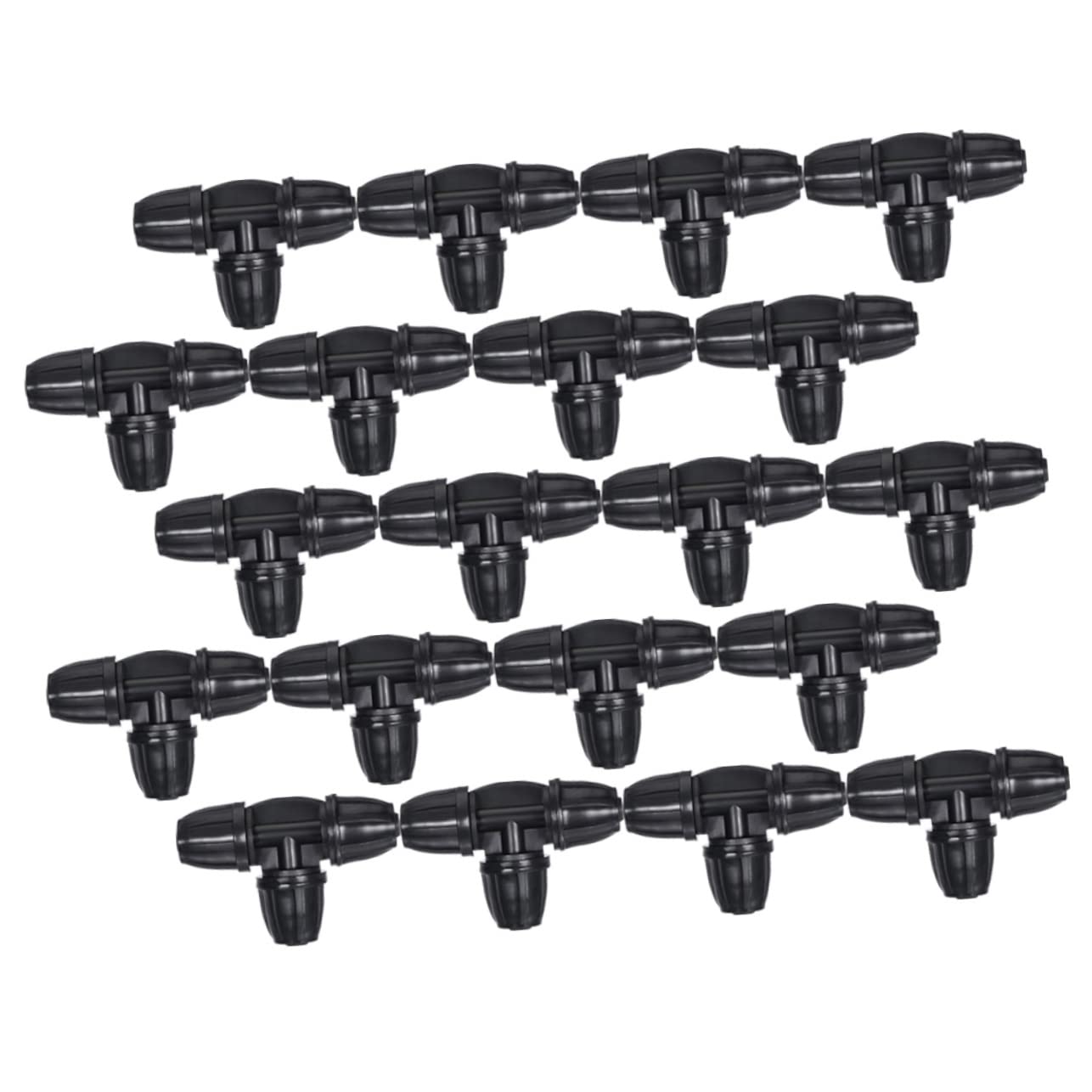 Connettore a T, 100 pezzi irrigazione a goccia raccordo a T tubo flessibile ugello a goccia kit irrigazione a goccia adattatore for irrigazione T spinato tubo for irrigazione da giardino
