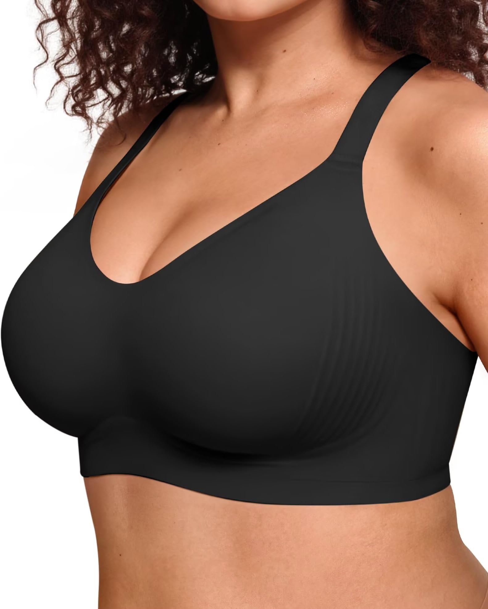 Bras for Women No Underwire Wireless Push Up Seamless Full Coverage Comfort Sports Everyday Bra Regular & Plus Size