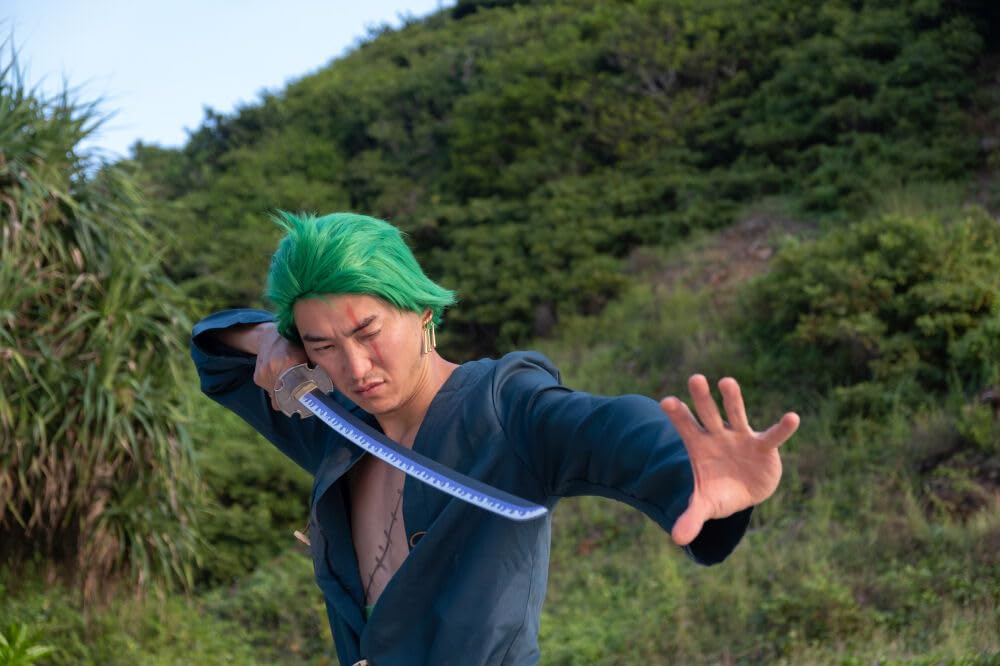 Spada Cosplay Katana di bambù Anime, Spada di Un Pezzo Ispirata a Katana Roronoa Zoro 105 cm 41 Pollici Una varietà di Stili tra Cui Scegliere