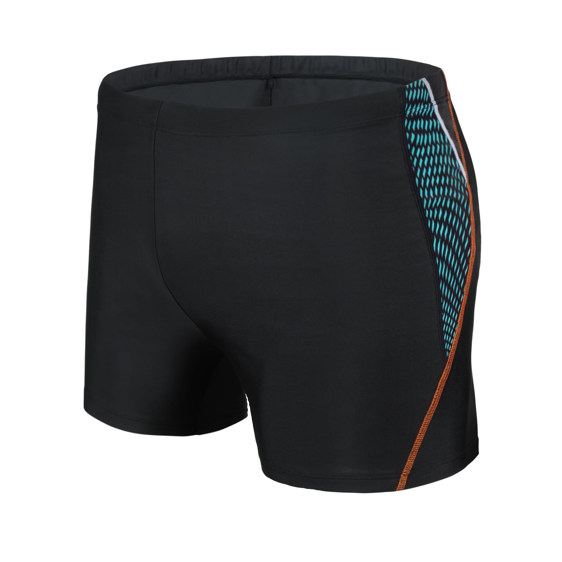 AMZSPORT Badehose Herren Kurz Schwimmhose Eng Wassersport Badeshorts