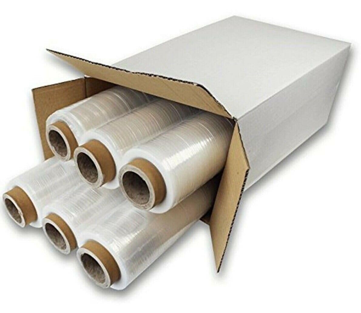 Grande Rotolo Di Pellicola Trasparente Bianca Avvolta Per Avvolgere - Foto 8