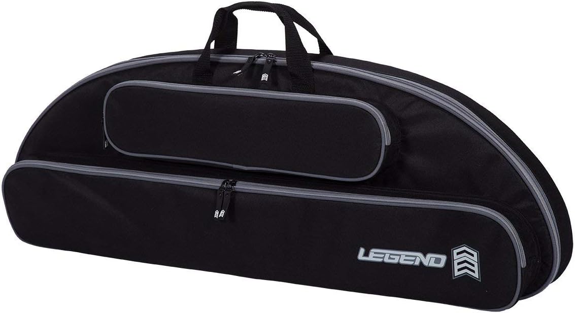 Wolf Genesis Compound Bow Case - NASP Archery Travel Bag for Genesis Bows with Thick Foam Padding, Backpack Straps, External Pockets & Nylon Lining - Ultimate Gear Protection - 37 inch Interior