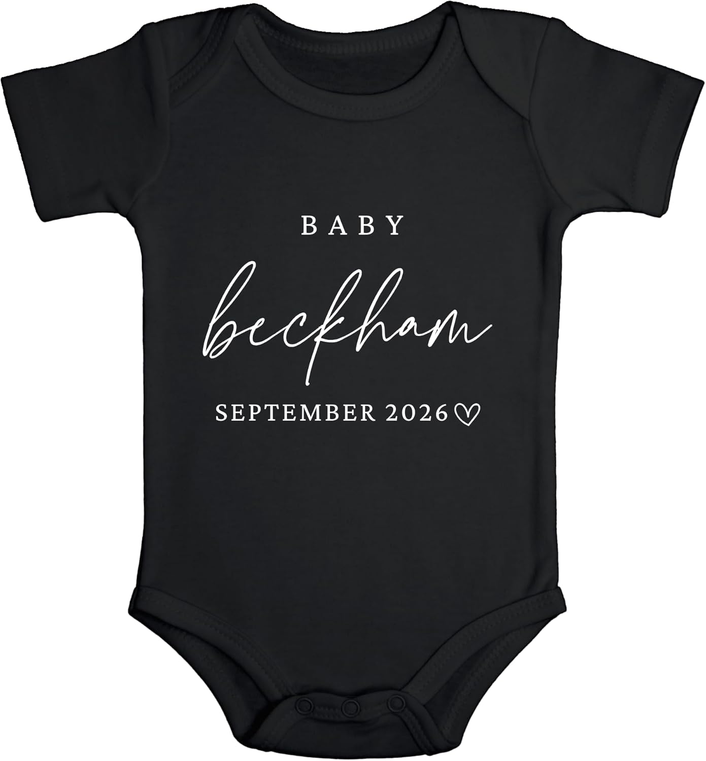 Custom Baby Pregnancy Announcement Bodysuit 0-3 Months