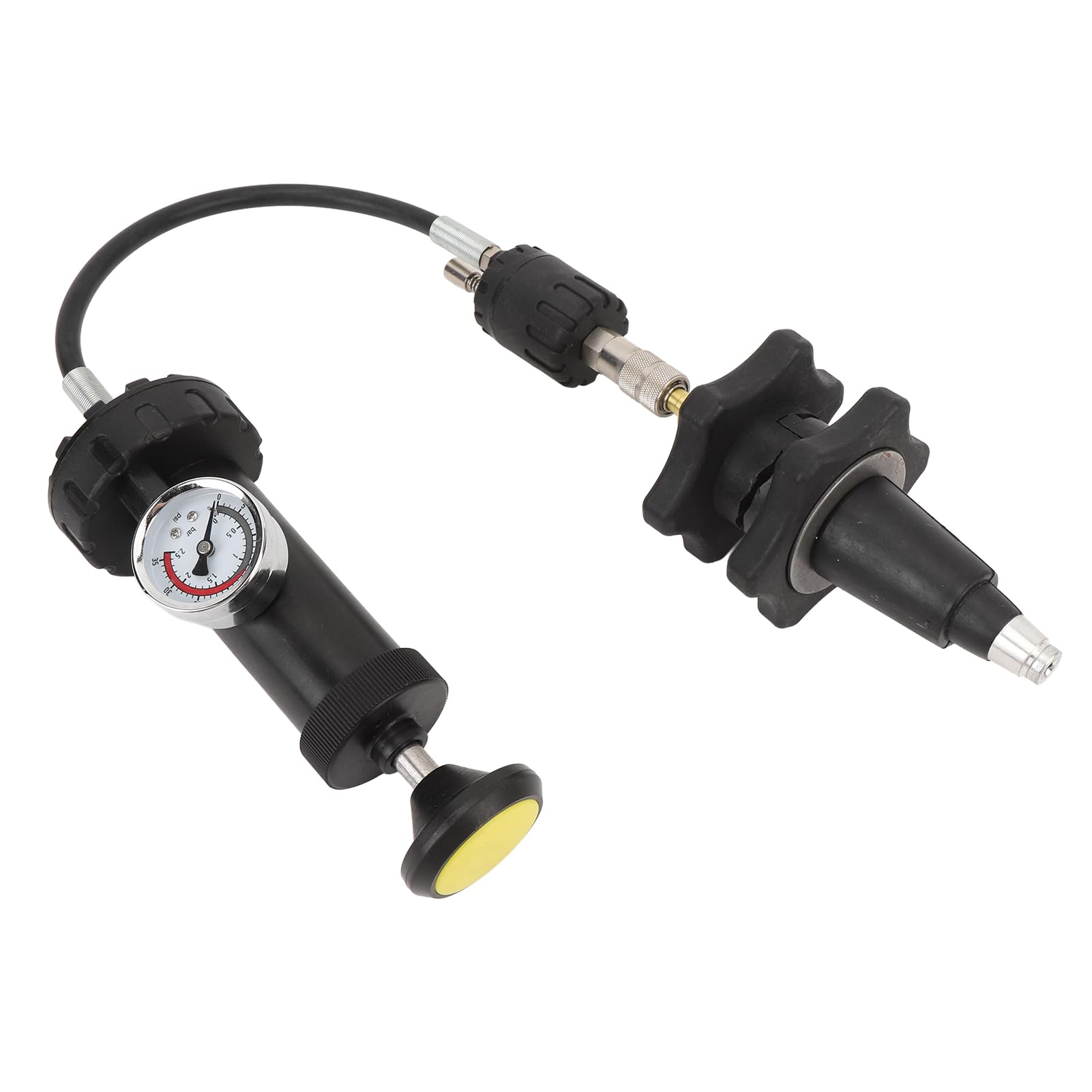 Kit per test della pressione del di raffreddamento da 5 pezzi con manometro, tester universale per la pressione del radiatore automobilistico, strumento diagnostico del di