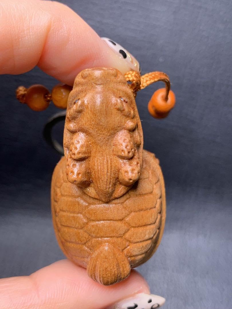 0515138 桃の木龍亀（ろんぐい）キーホルダー goronguikey2-6401.jpg