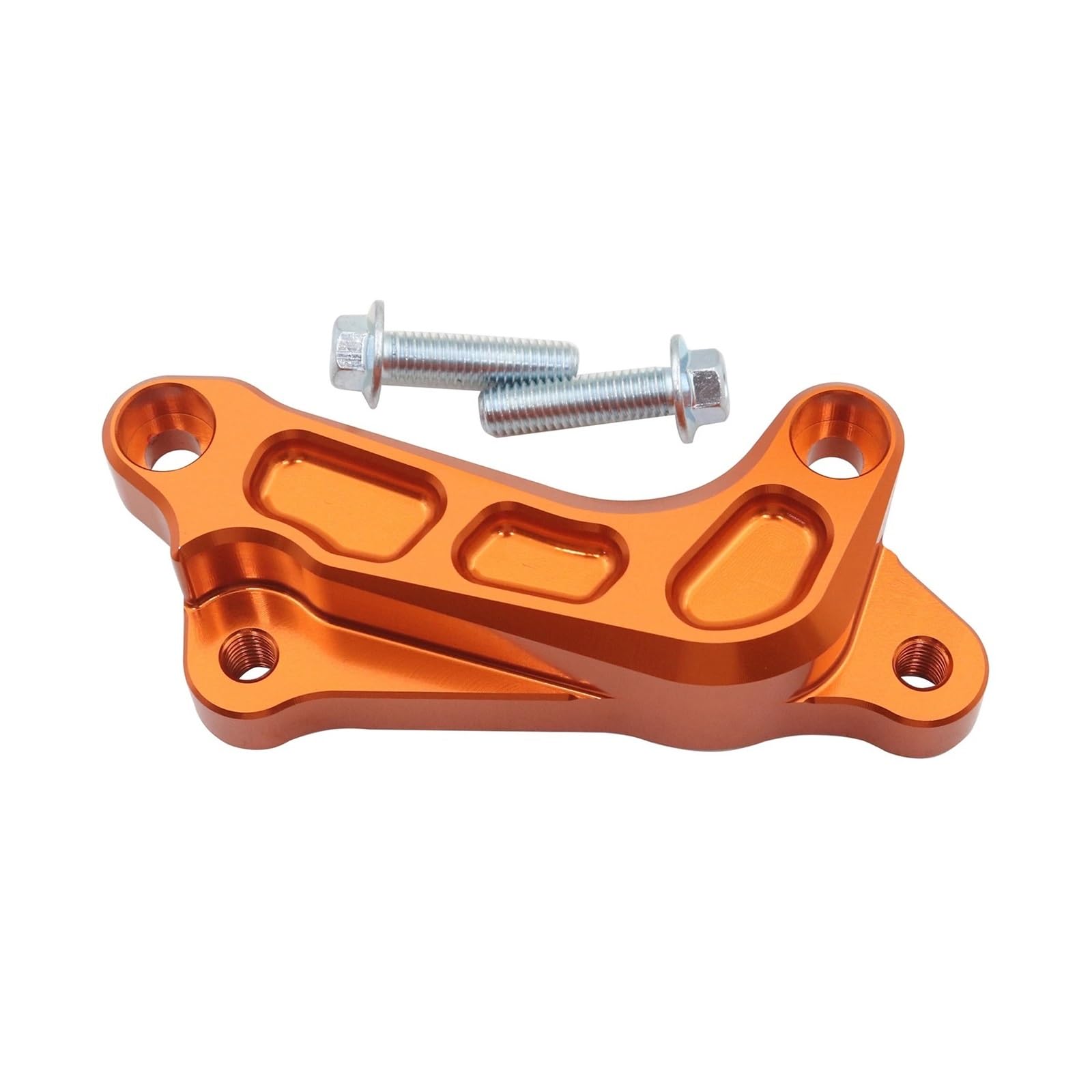 Adattatore CNC for pinza anteriore galleggiante da 320 mm for moto, compatibile con FE, TE, FC, TC, TX, FX 125-501, compatibile con KTM XC XCF XCW SX SXF EXC(Orange)