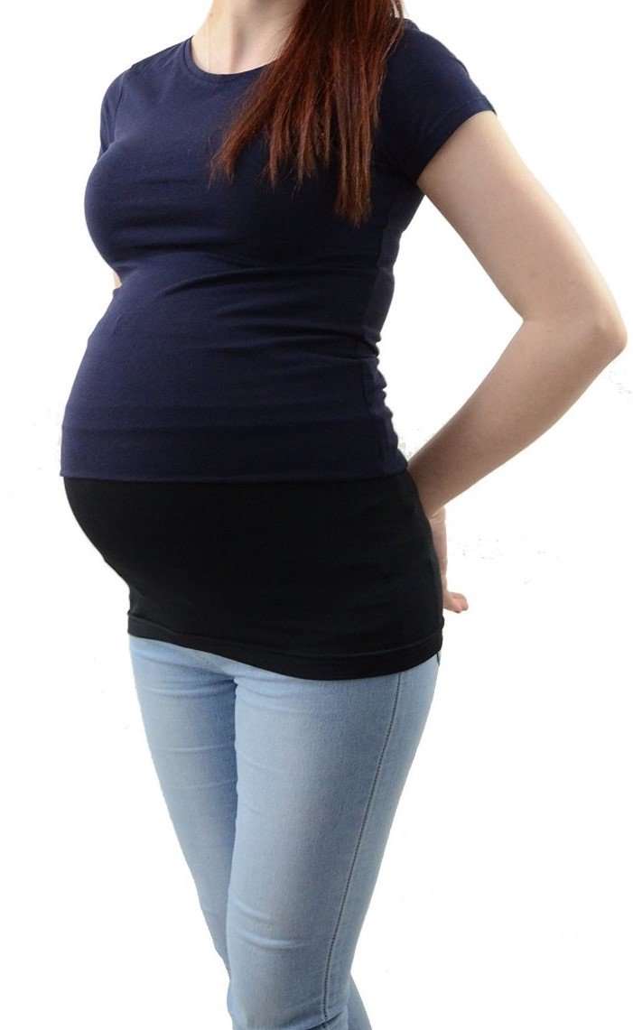Smarternity Women's Black Smartfabric Pregnancy Belly Band/Bump Band (Large, )