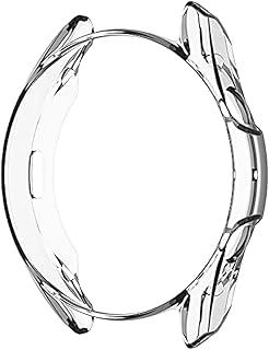 غطاء إطار سيليكون لساعة جالاكسي 3 - مقاس 45 - شفاف