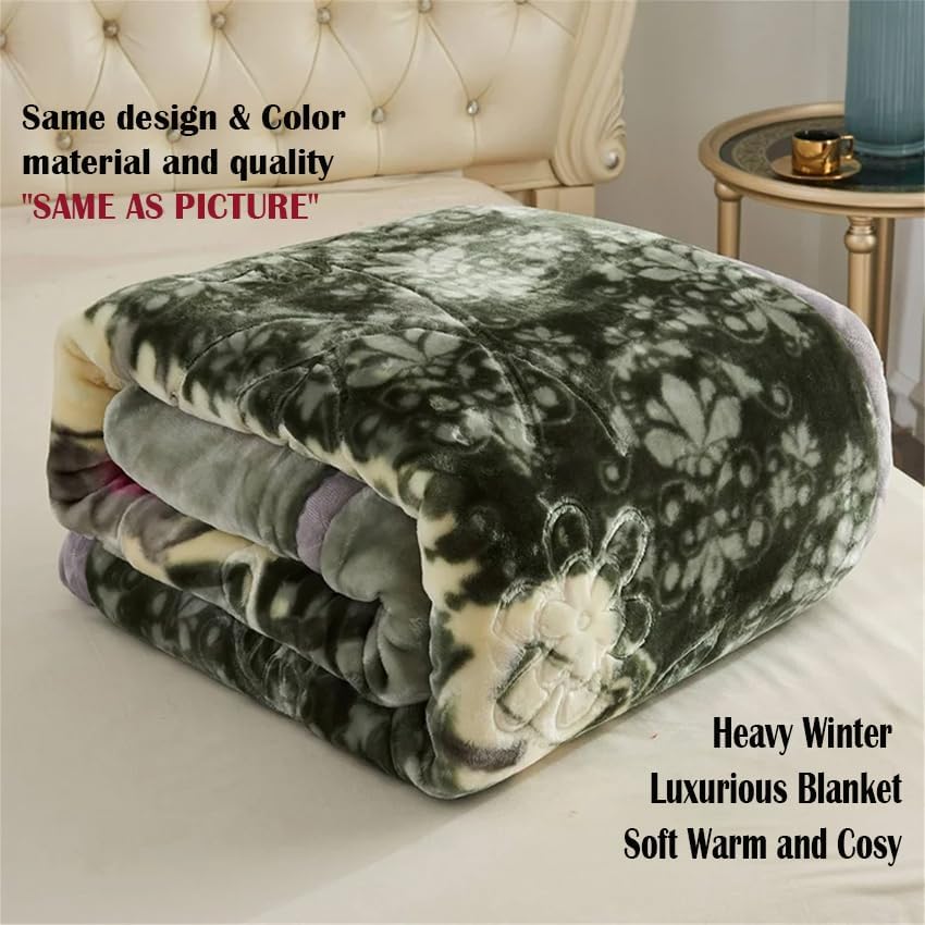 Buy HOLYKRAFT Luxurious Mink Blanket - Polyester Double Bed Blanket-  Suitable for Heavy Winter - Super Soft and Extra Warm Cozy (Pista Green, Double  Bed) Online at Low Prices in India - Amazon.in