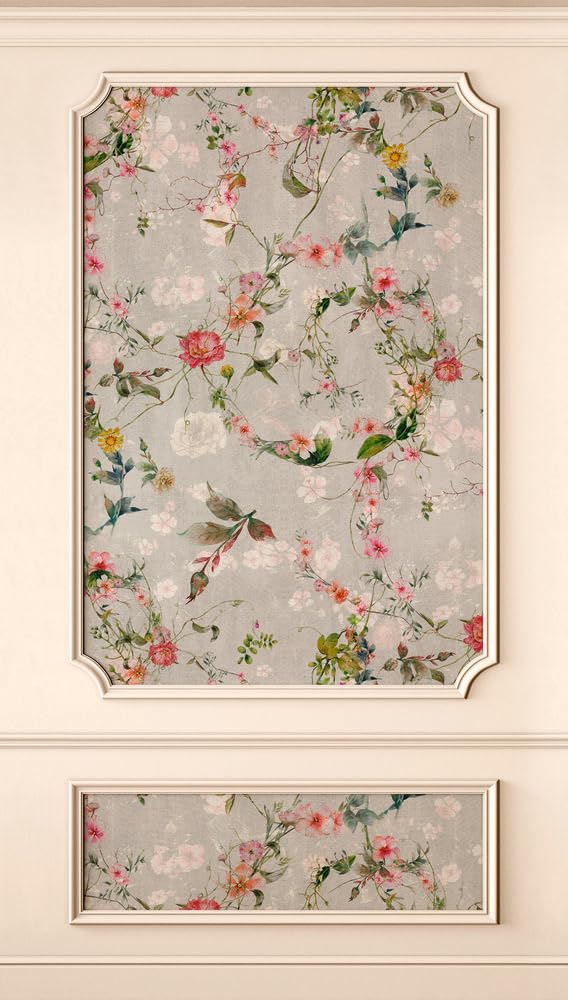 Livingwalls Photo Wallpaper Stucco Wall in Beige, Grey, Colourful -Non-Woven Wallpaper 398471 with Motif on 3.71 m x 2.80 m - Made in Germany