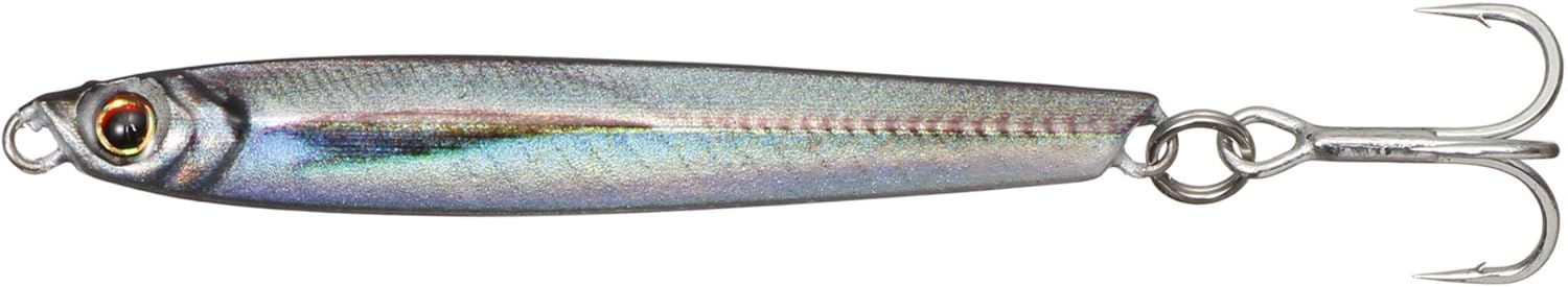 Major Craft Jigpara Metal Jig, Micro Slim, Live Bait Colors, 0.1 oz (3 - 15 g)