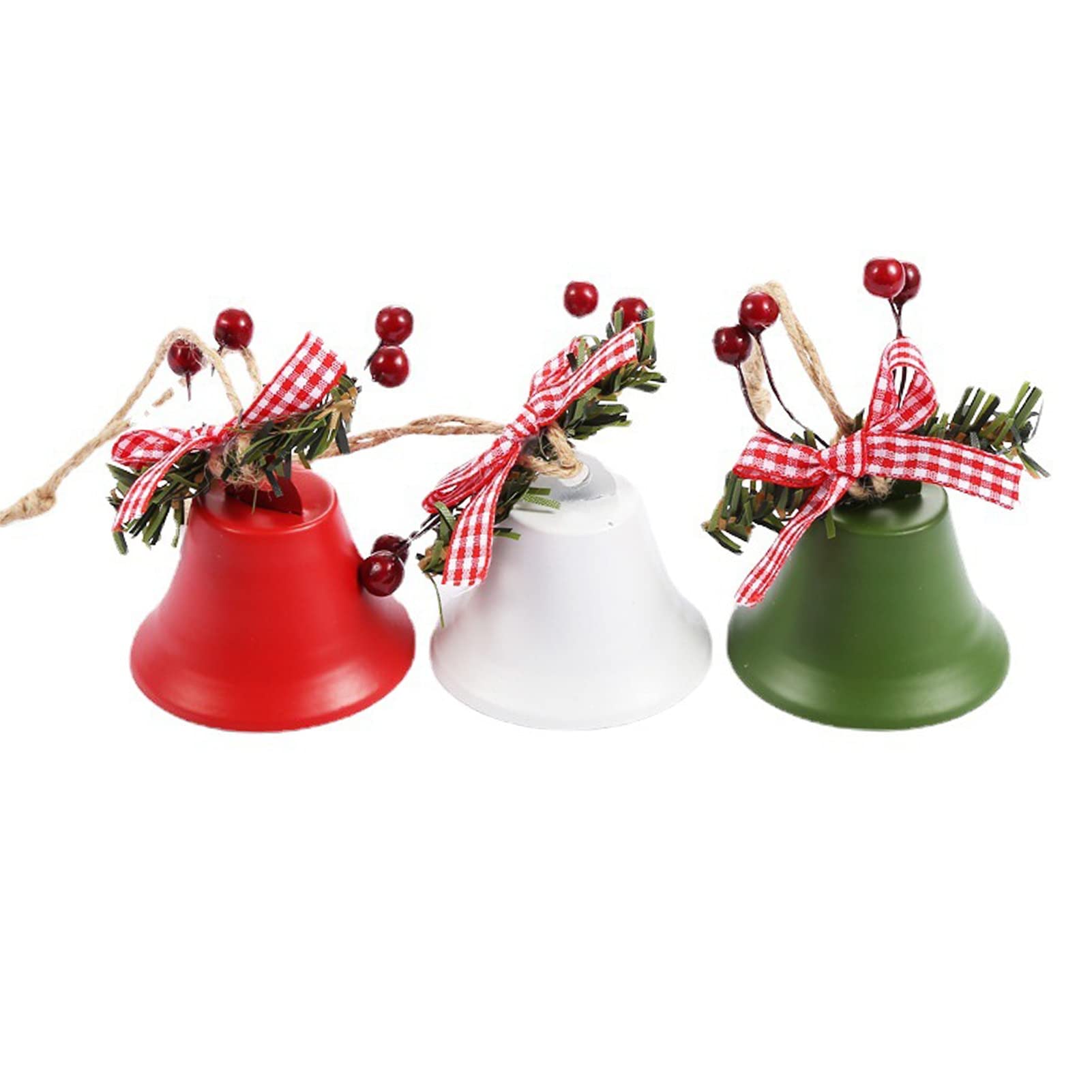 Decorazioni natalizie a forma di campana, Piccole campanelle di Natale 3 pezzi/pacco Ciondolo da ufficio for feste a casa