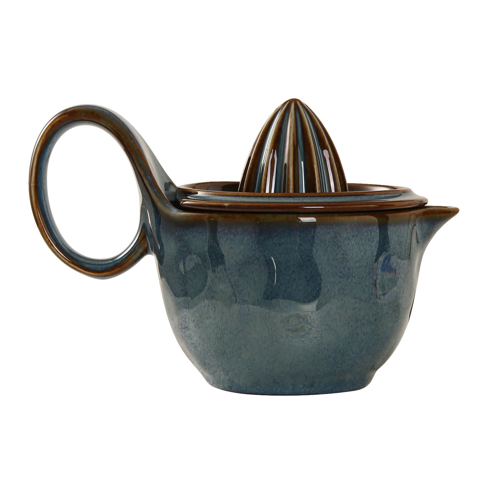 our fave Ceramic Manual Citrus Juicer with Strainer Lid Bowl Efficient Lemon Tool Hand Press Juicer