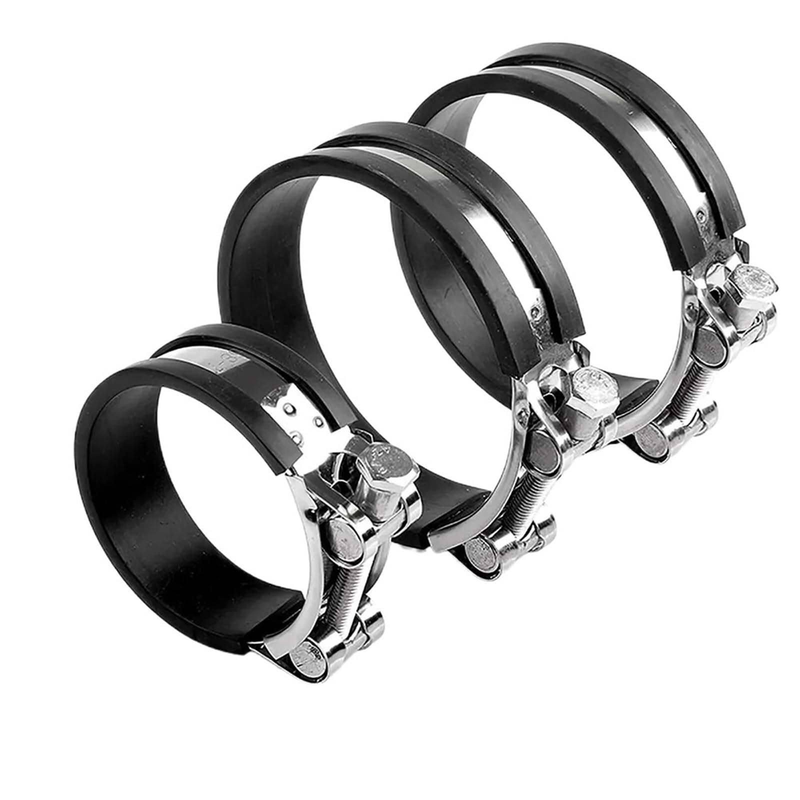 Stainless Steel Exhaust Pipe Clamps Adjustable Hose Clamp((304) 68-73mm)