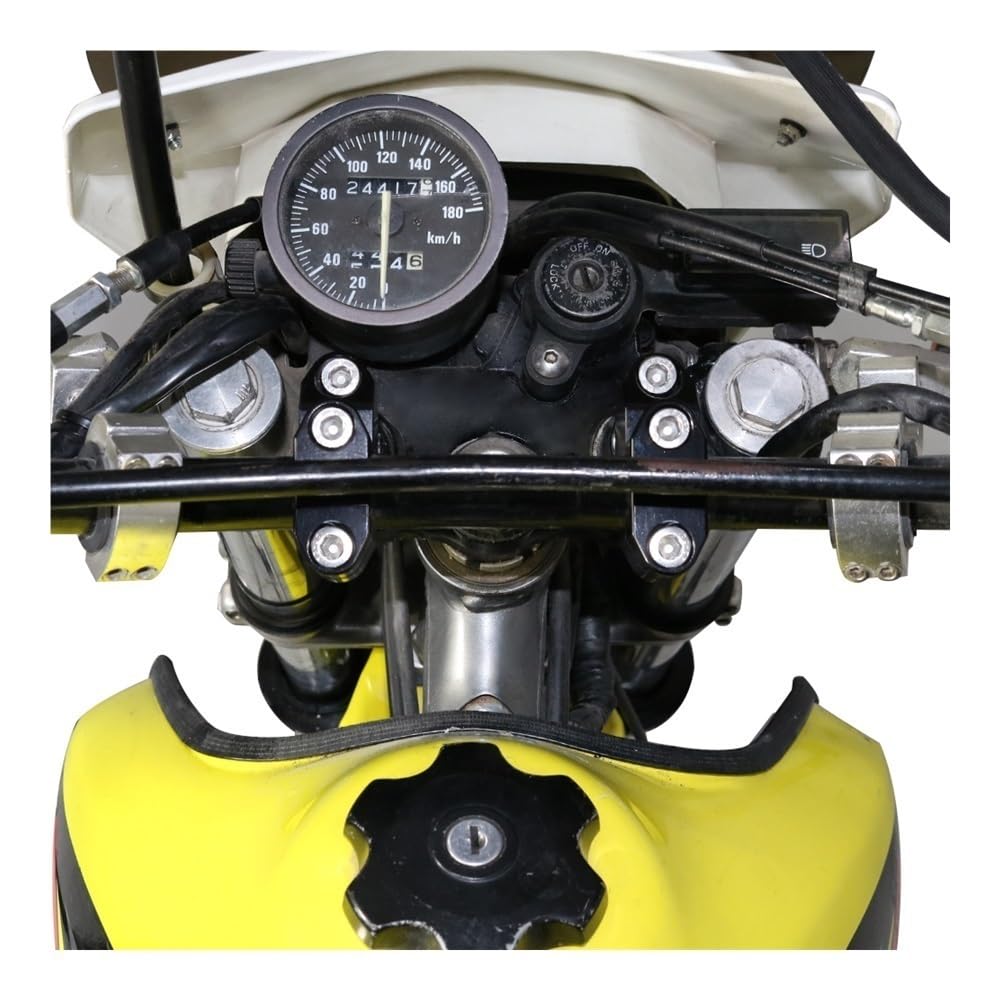 Rehausseur Guidon Moto pour FZ6 pour Fazer FZS 600 2004 2005 2006 2007 2008 2009 Moto 22mm Guidon Montage Risers Extension Partie Déplacée