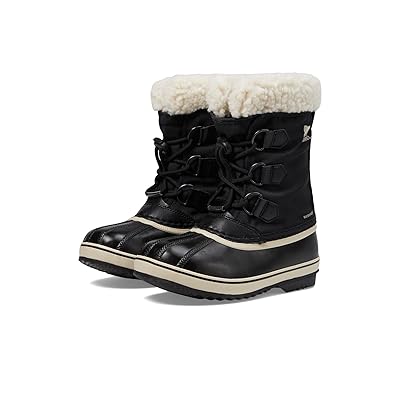 SOREL Kids Yoot Pac Nylon WP (Little Kid/Big Kid) Kids Shoes Black