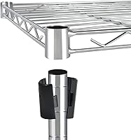 Vista 5 de Simple Deluxe Estantería de almacenamiento resistente de 5 niveles, 35.83 pulgadas de ancho x 13.98 pulgadas de profundidad x 61.02 pulgadas