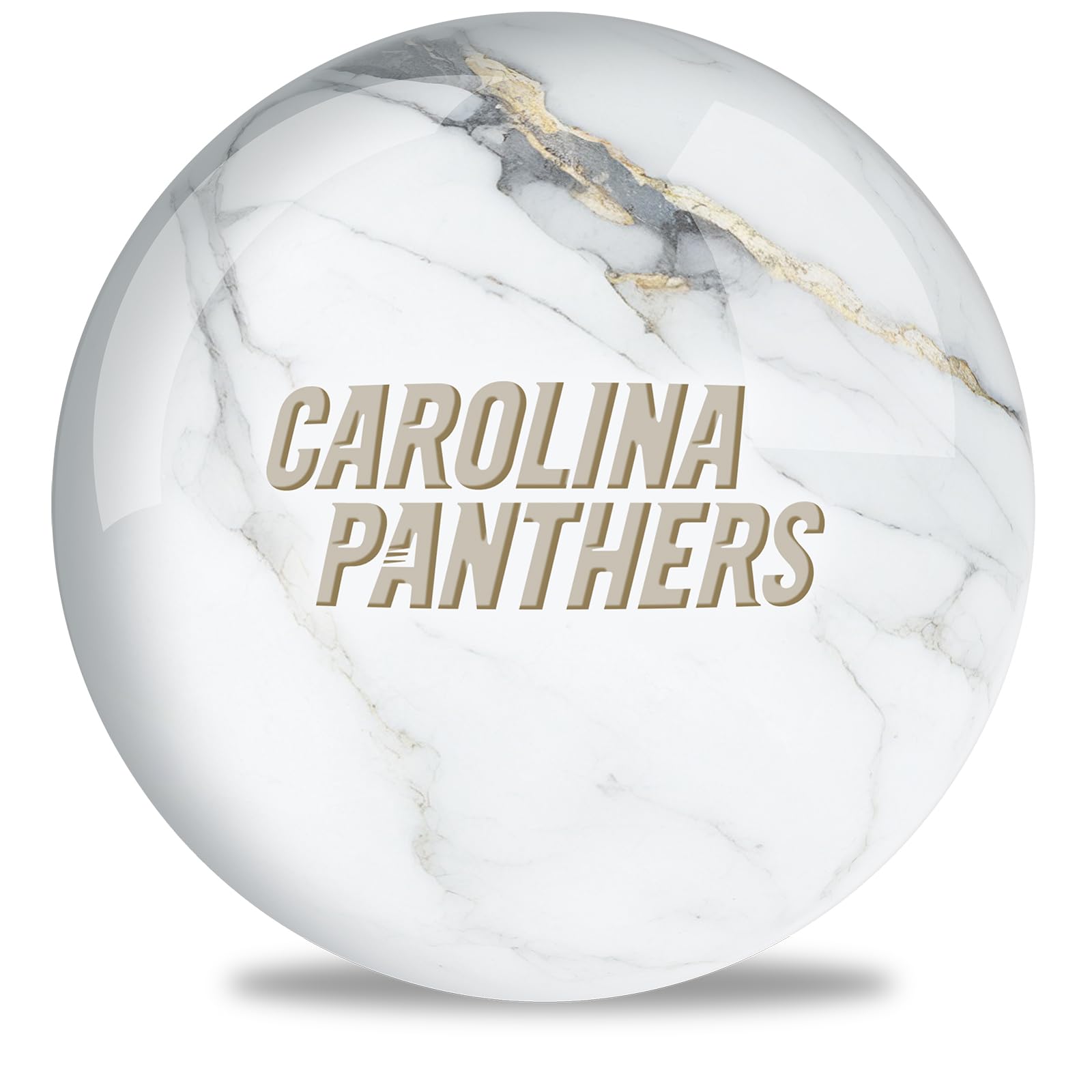 On The Ball Bowling NFL Marble Carolina Panthers 16#