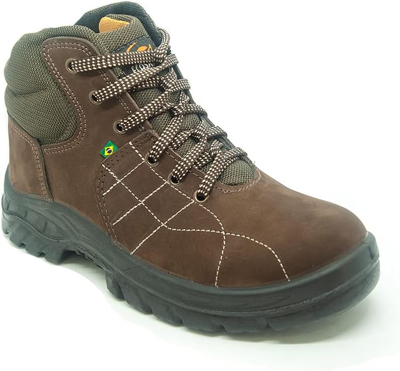 Botina Segurança Nobuck Ecosafety PS 144 CA 40677 : Amazon.com.br: Moda
