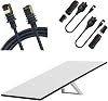for Starlink Gen 3Mini Cable SPX to RJ45 Adapter 2PCS Black & Cable Waterproof 5M16.4FT Gray Compatiable with Starlink Gen 3Mini