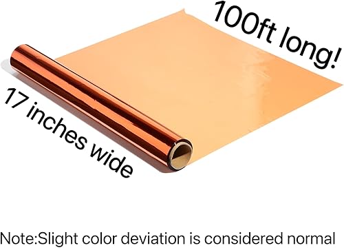 Miniatura 2 de shareluck Rollo de celofán naranja de 100 x 17 pulgadas, envoltura de celofán transparente naranja para envolver cesta de regalo, regalo, regalo,