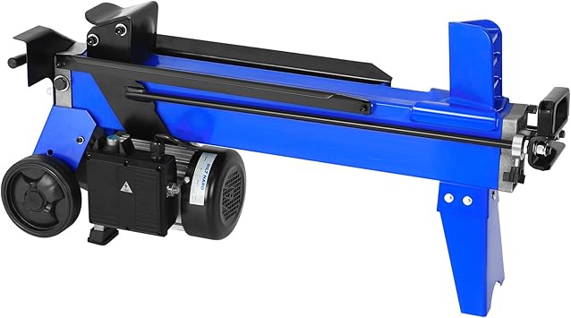 hykolity 6.5 Ton Log Splitter, Wood Splitter Electric Powered 15-Amp with Hydraulic Ram, Electric Firewood Splitter