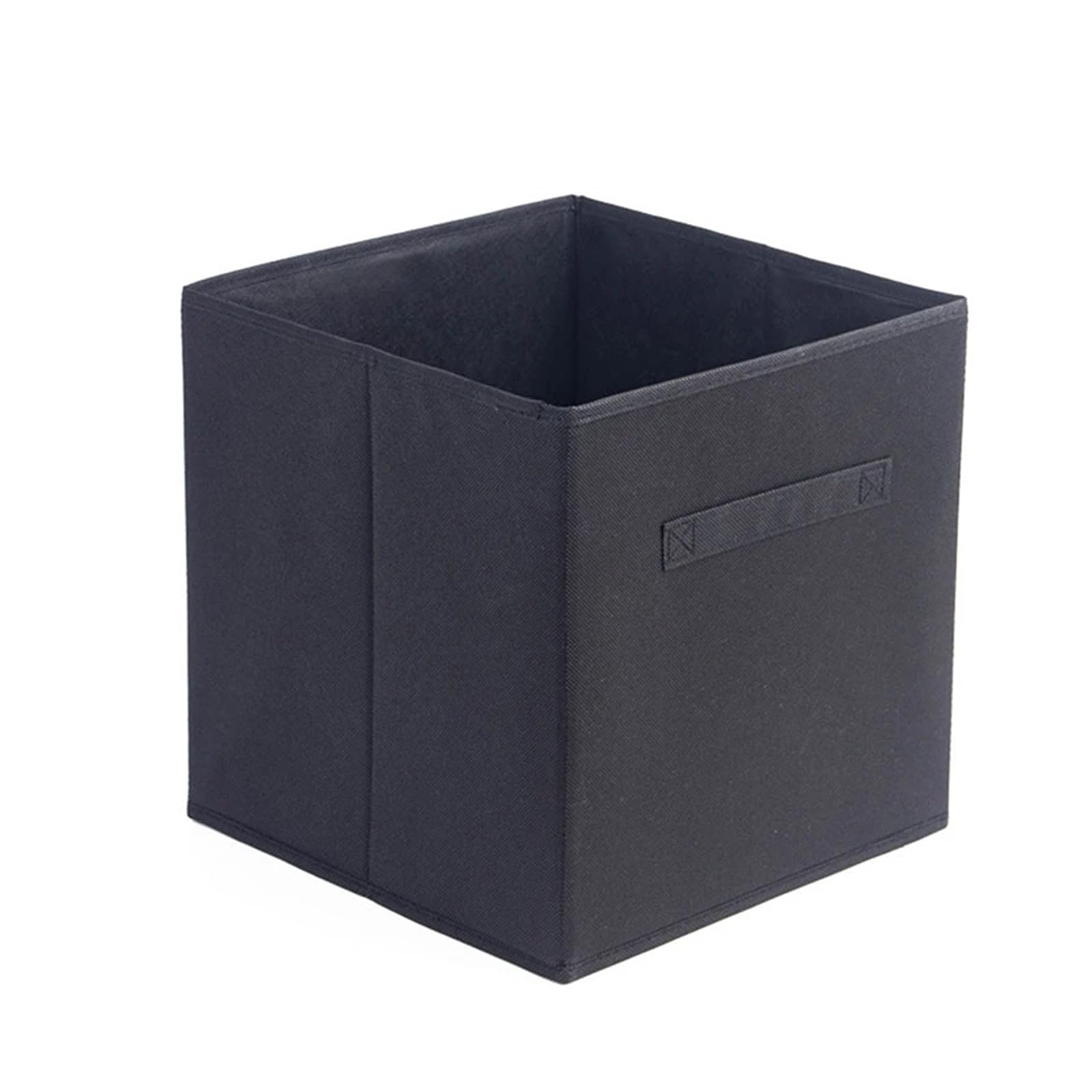MFESFCS Canvas Storage Boxes With Handle Basket Non-woven Folding Fabric Box Cube Sundries Organizer Storage Bins(A2)