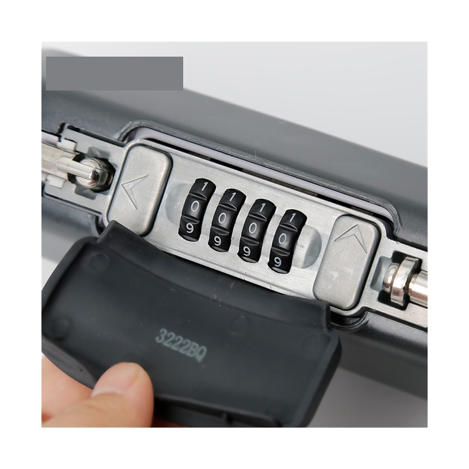 Cassetta di sicurezza, Cassetta di sicurezza, mini cassaforte portatile con combinazione, password blocco, gioielli, contanti, carte, telefono, piccole scatole stoccaggio cavo metallico fisso
