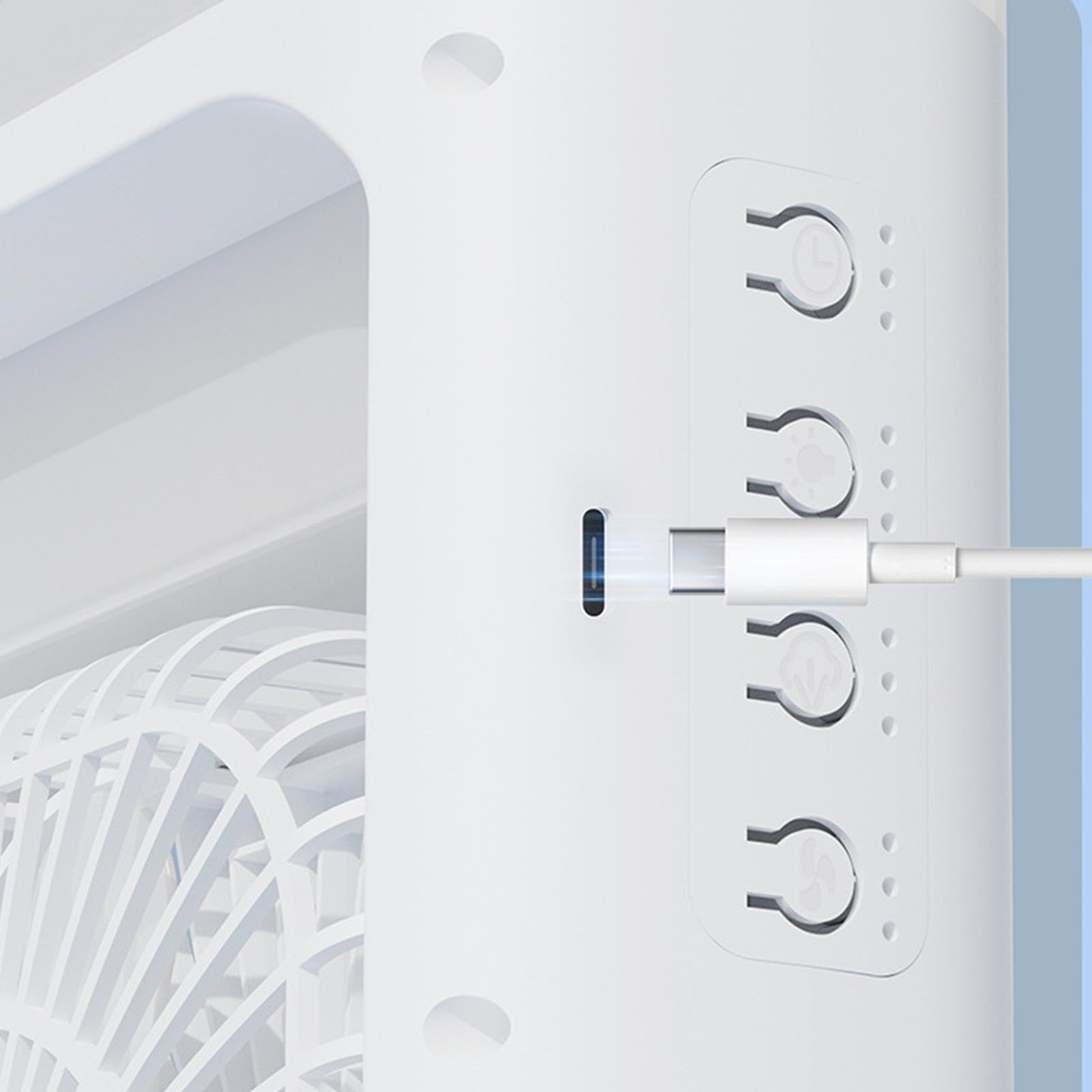 Generico Ventilatore da Scrivania Raffreddamento e Umidificazione | ventilatore da comodino per Proprietari Affittuari Home Office Camera Studio Dormitorio Garage Officina Appartamento Nursery