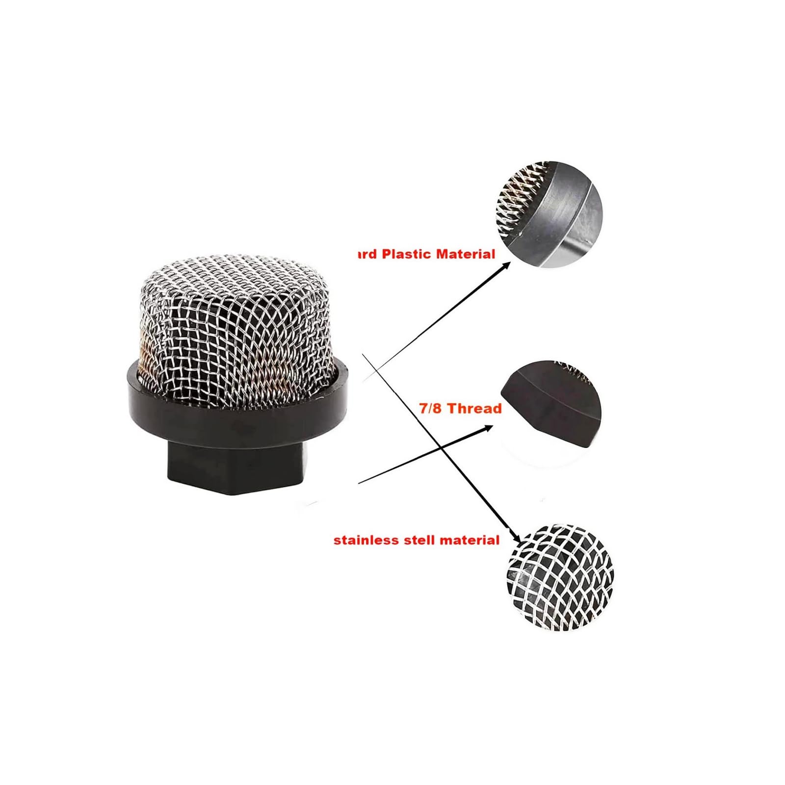 【Sango☆】 5/Pack) 246385 Hose Inlet Strainer Filter Inlet Suction