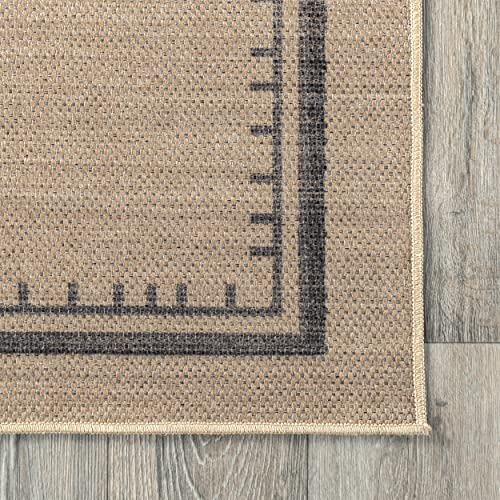 Rugs Usa X Lauren Liess Audriana Easy Jute Machine Washable Area Rug, 9' X 12', Natural #TOP3